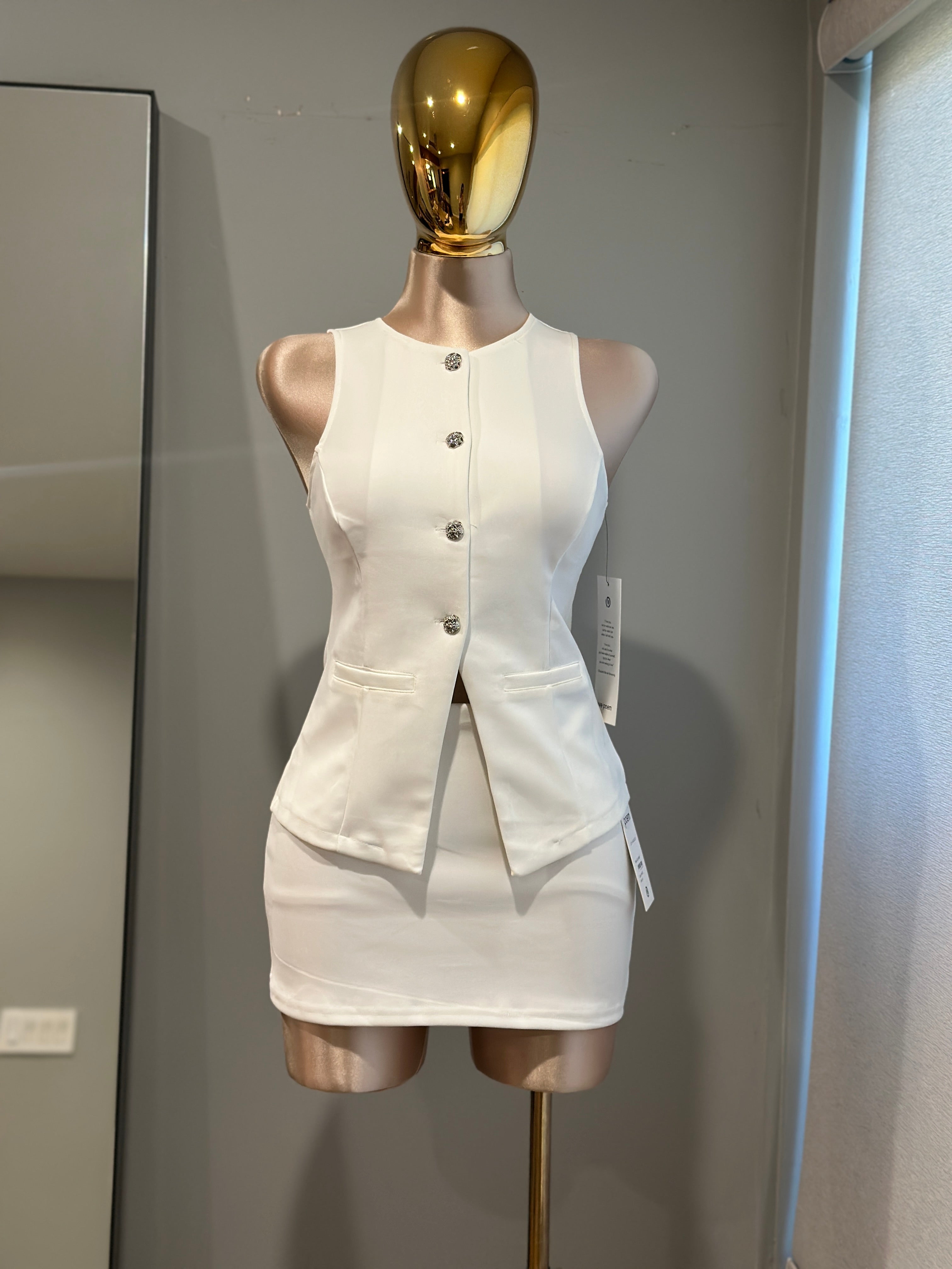 Fashion Set Vest & mini skort