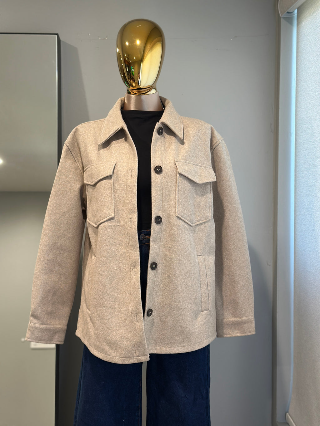 Chic Beige Jacket