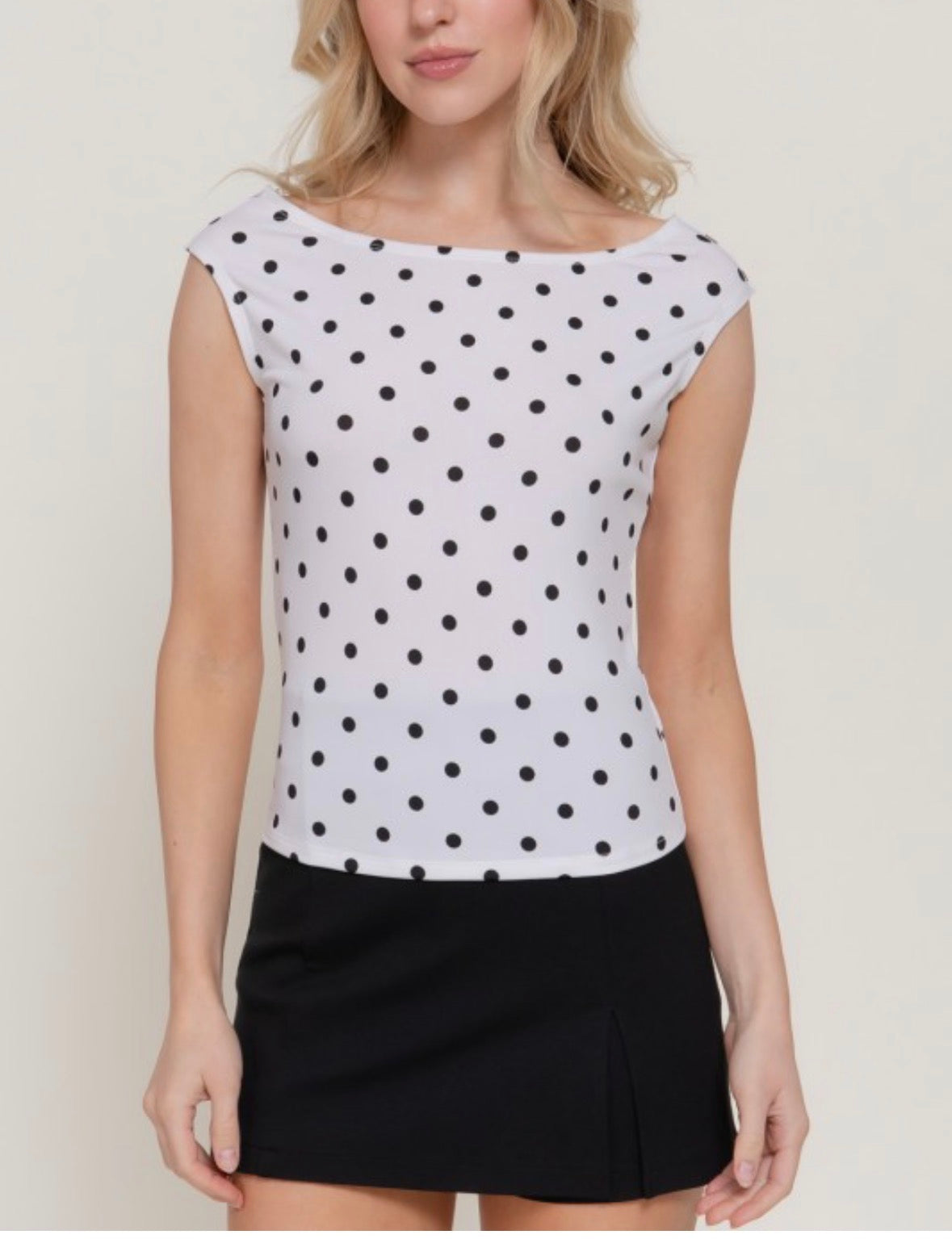 Polka dot top
