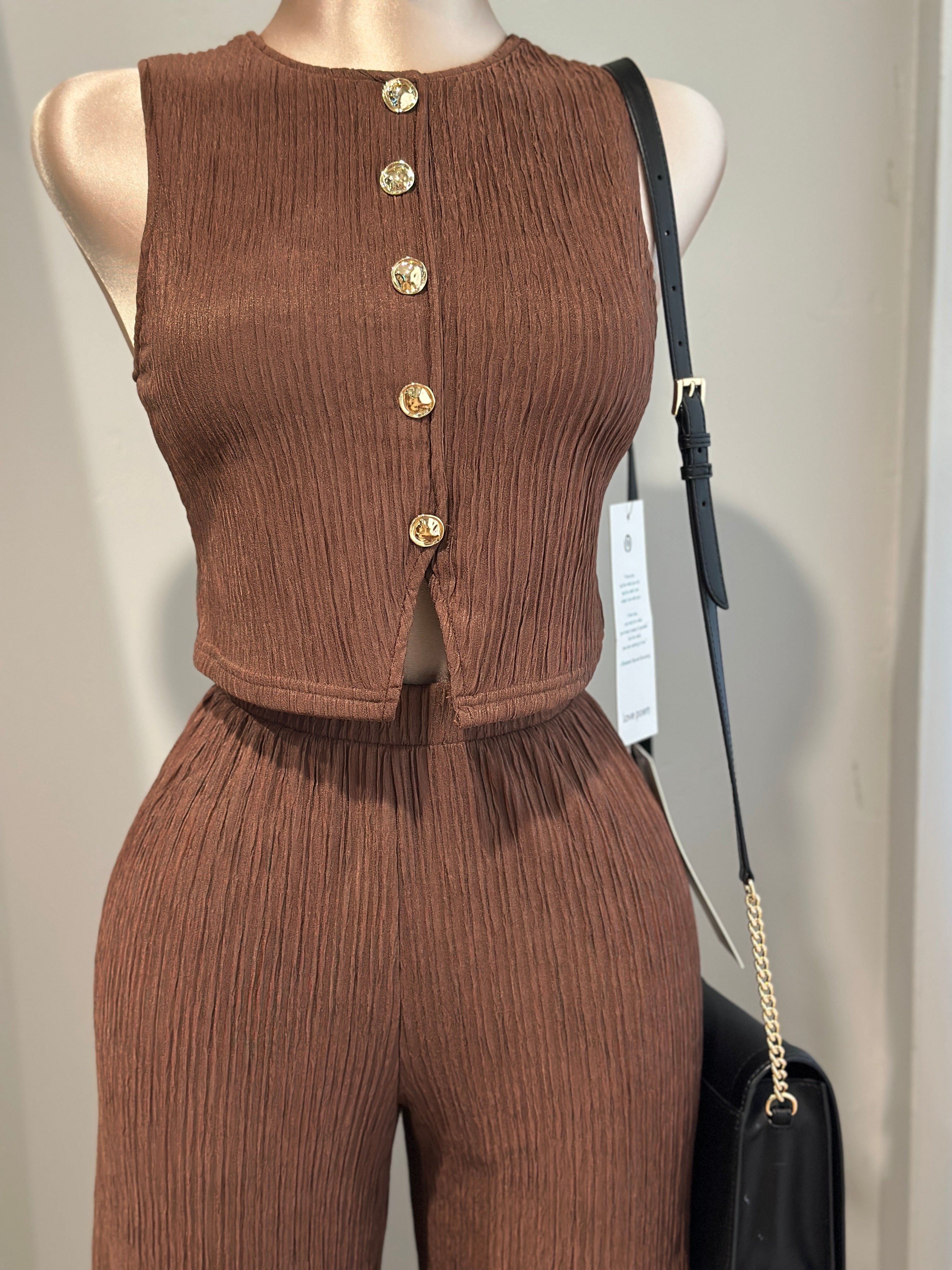 Elegant set top and pants