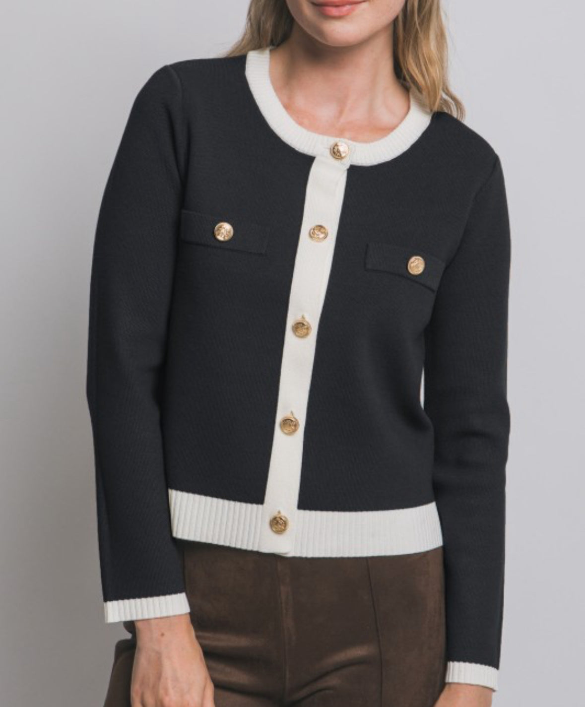 Elegant Knitted Cardigan