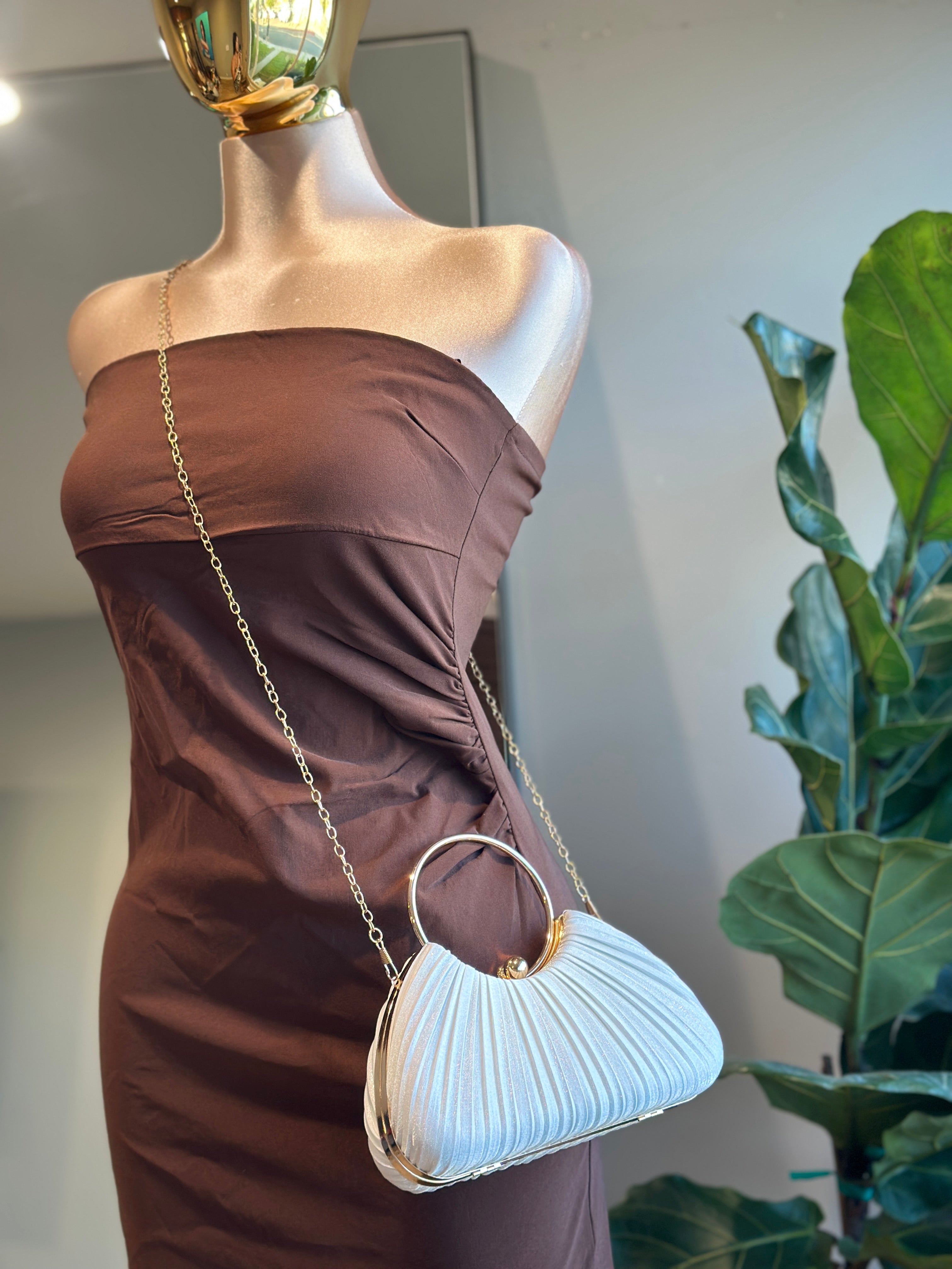 DR005- Strapless elegant dress / Stretch