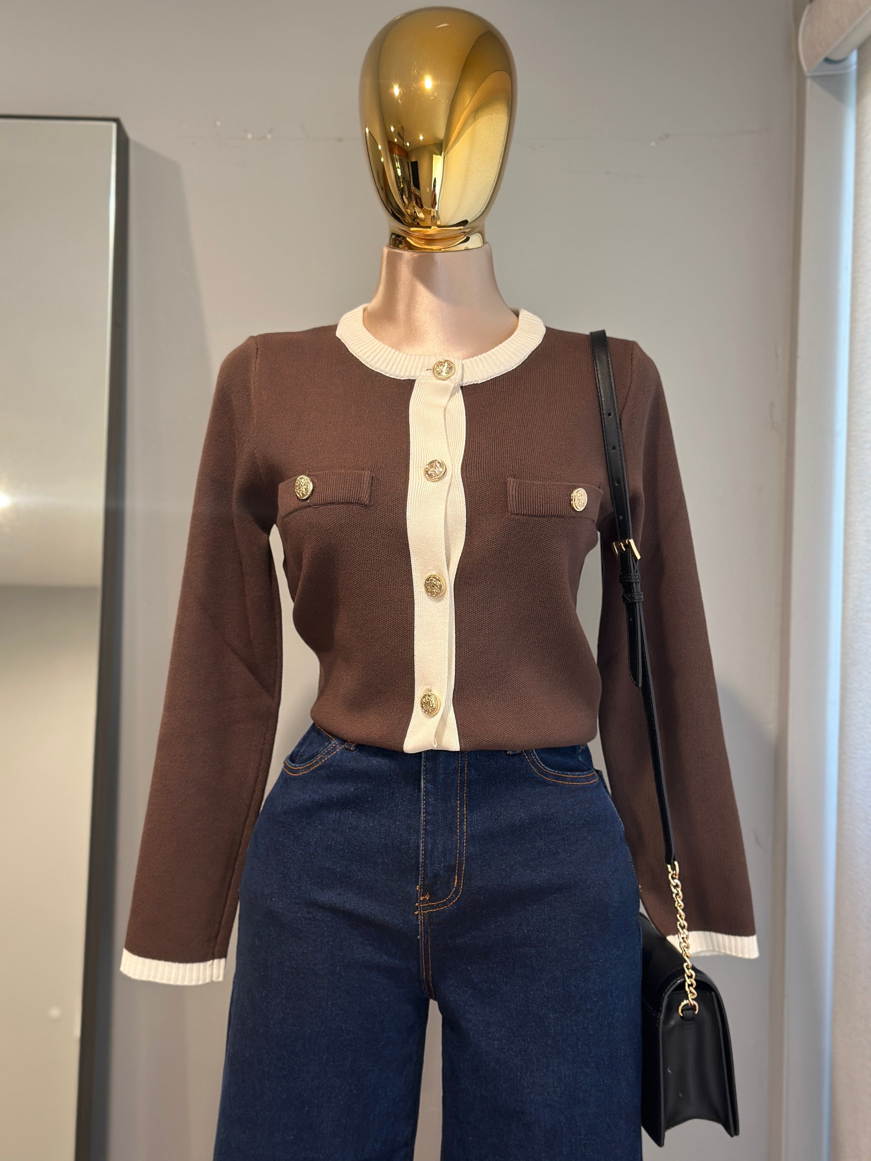 Elegant Knitted Cardigan