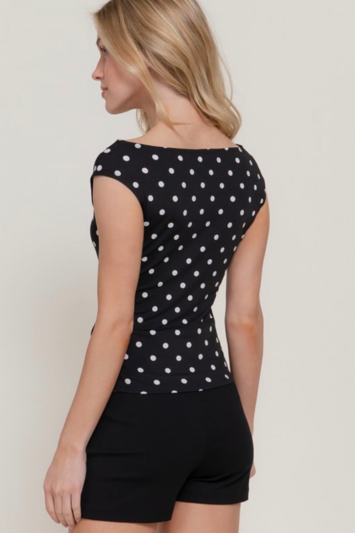 Polka dot top