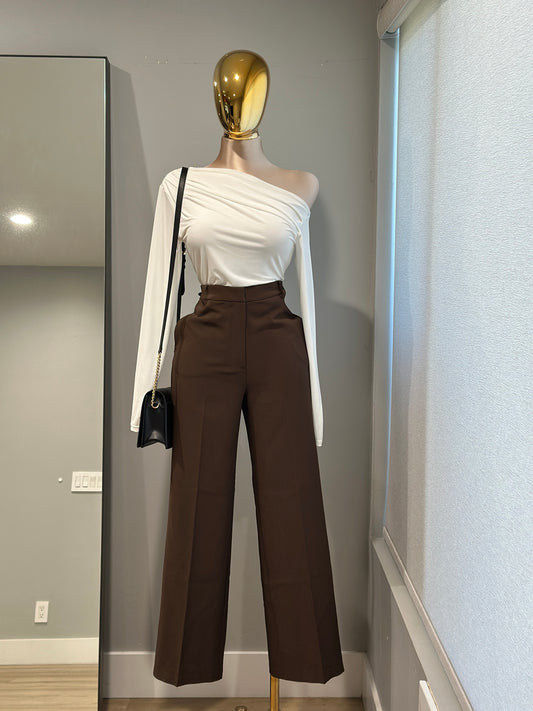 Top Double Layered Asymmetrical Long Sleeve