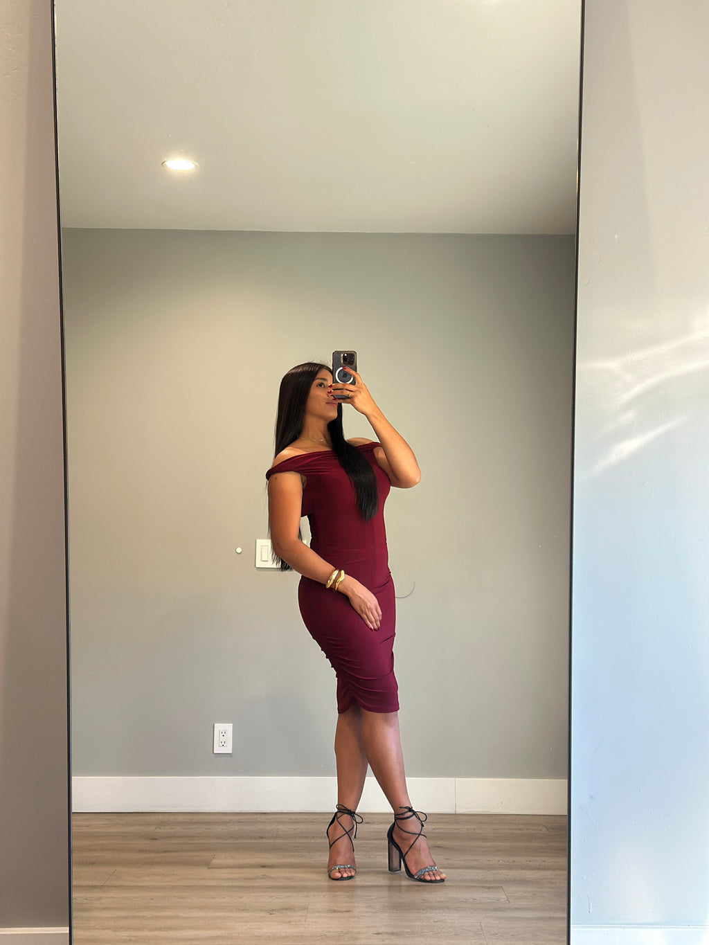 Super trendy off Shoulder dress