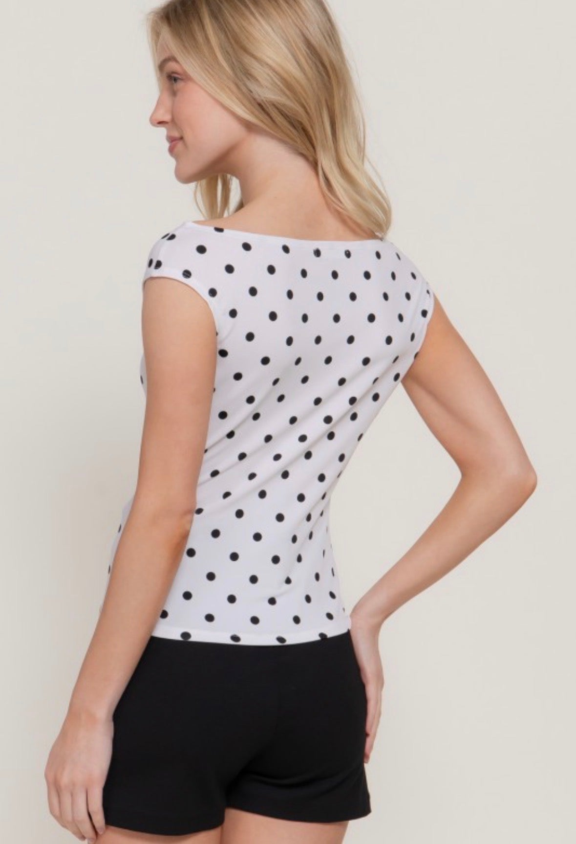 Polka dot top