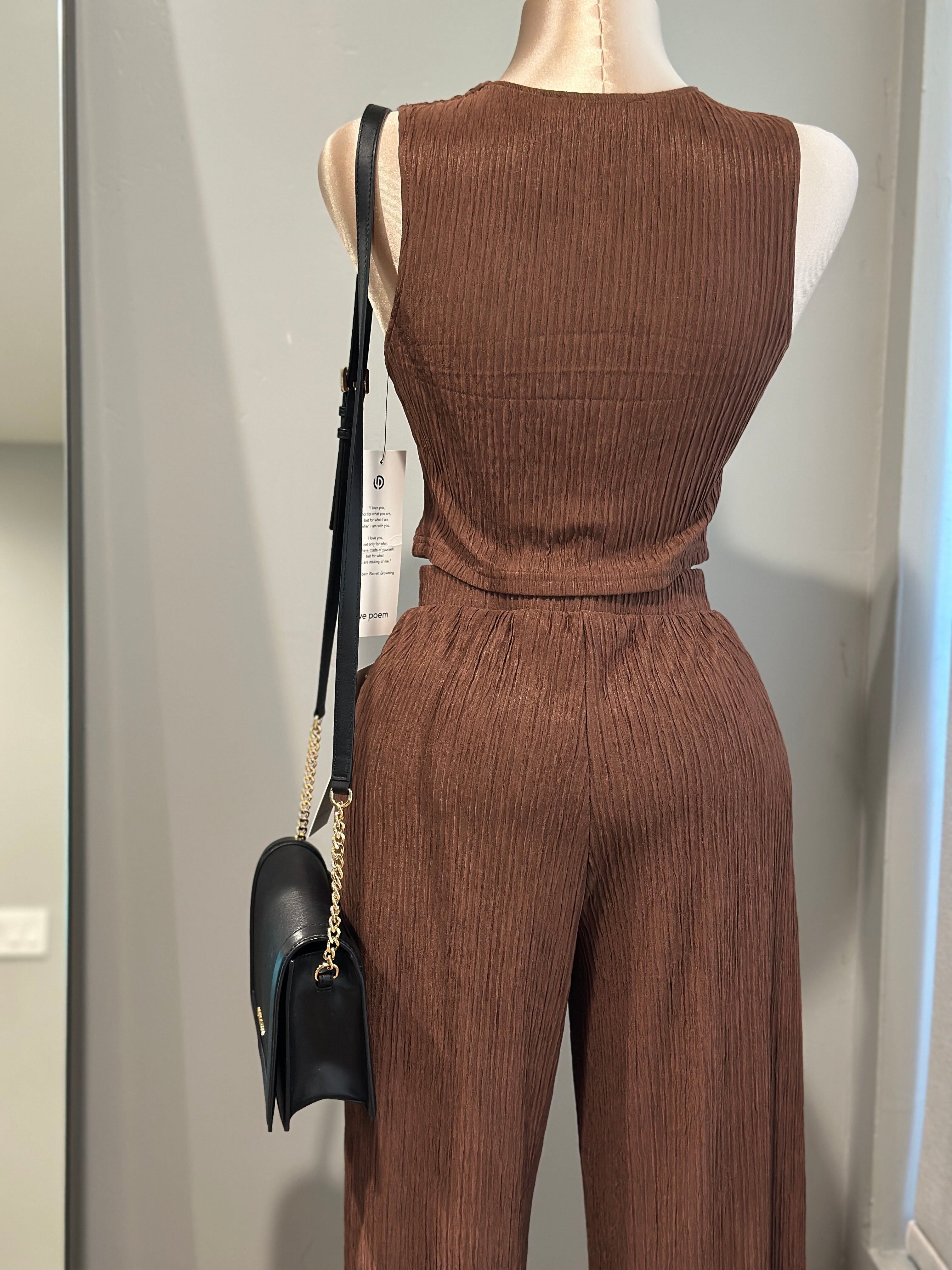 Elegant set top and pants