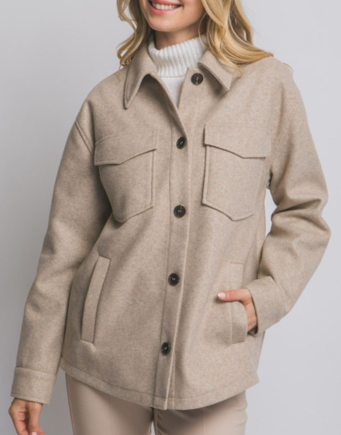 Chic Beige Jacket