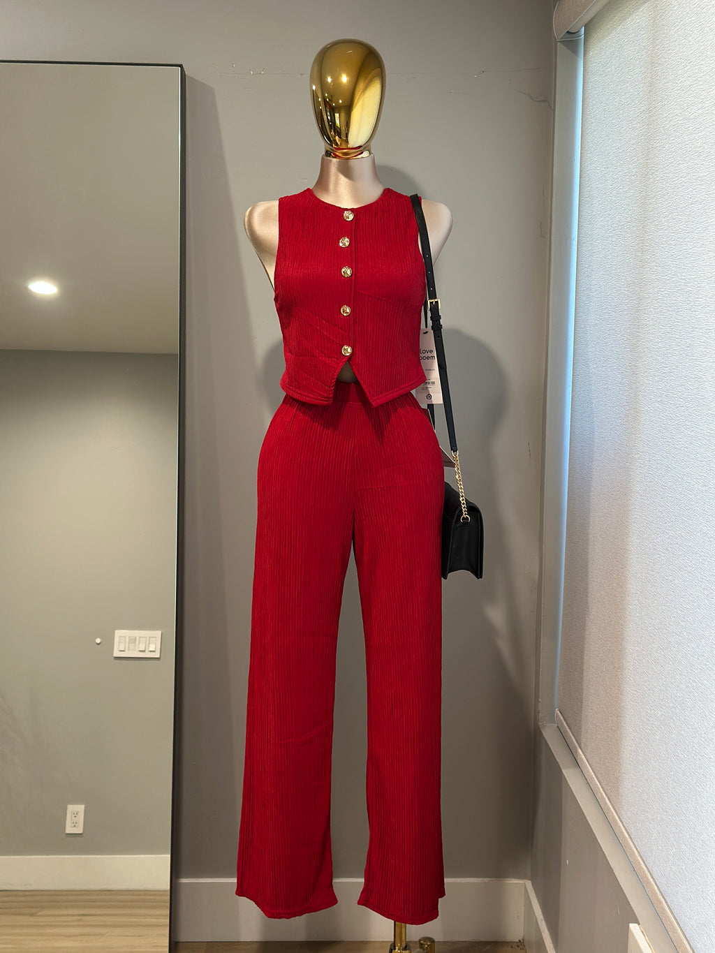 Elegant set top and pants