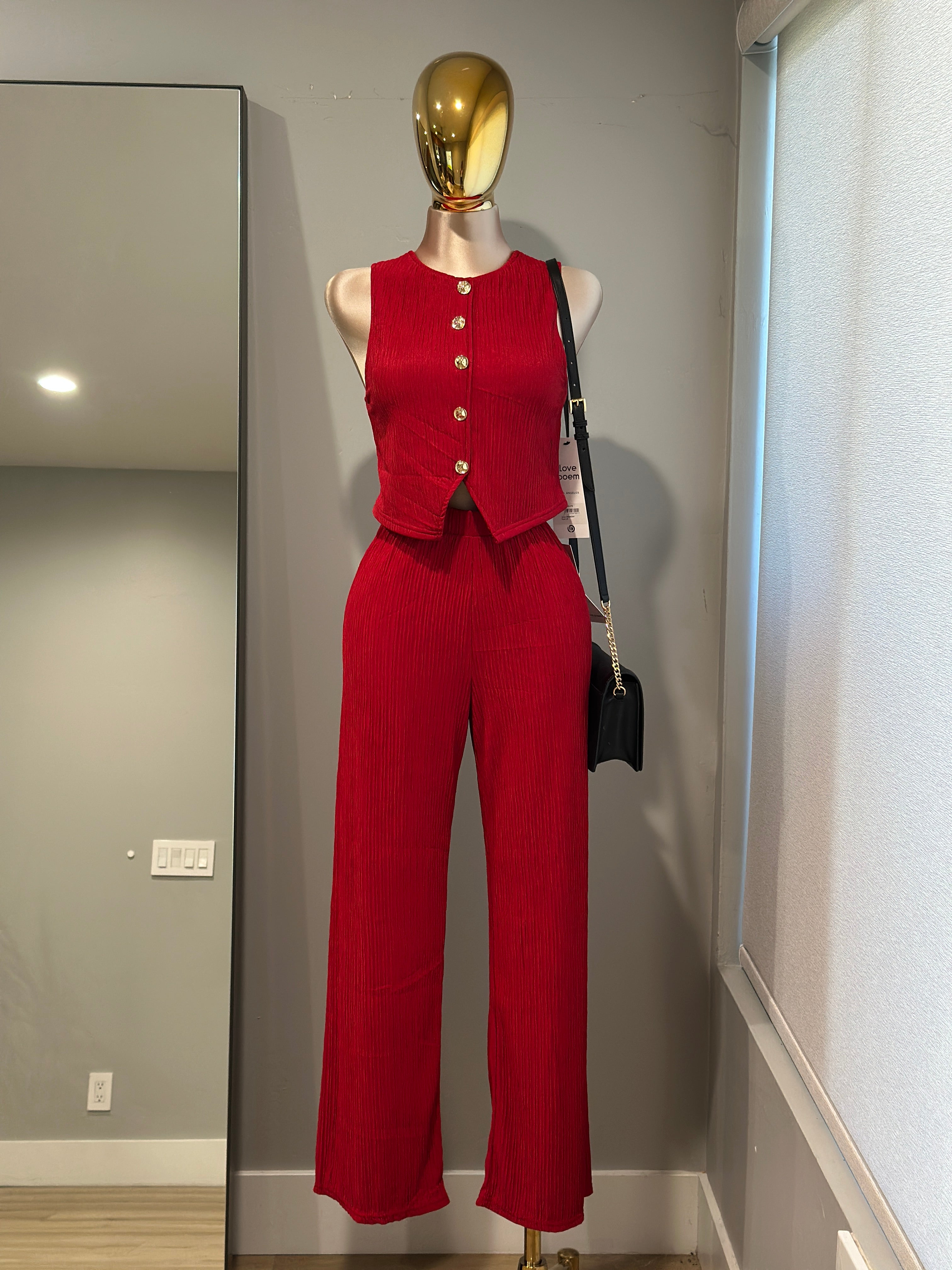 Elegant set top and pants