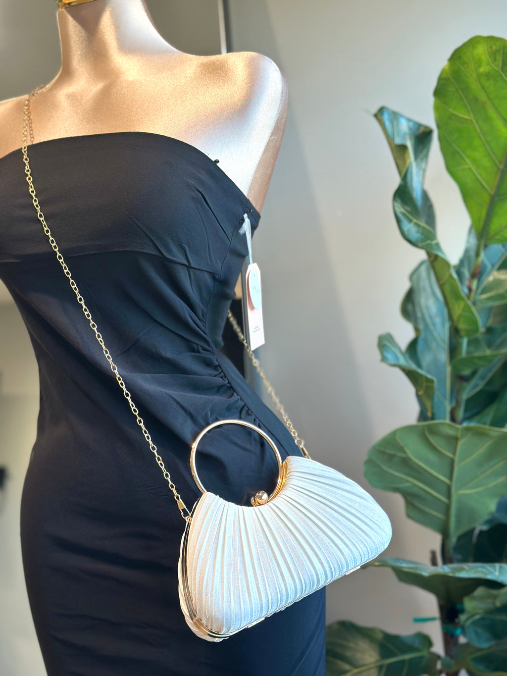 DR005- Strapless elegant dress / Stretch