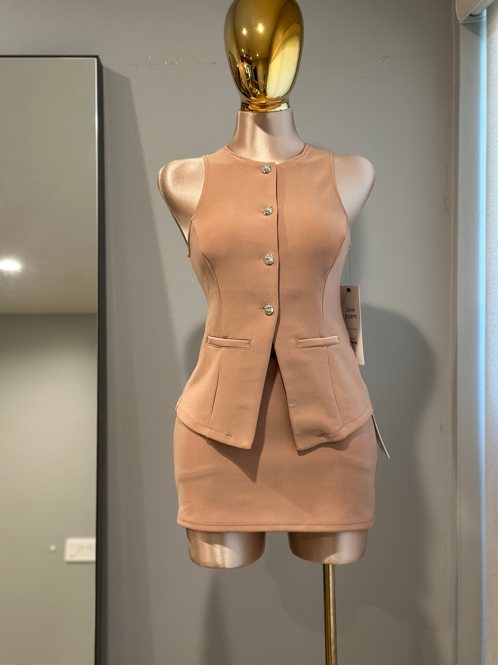 Fashion Set Vest & mini skort