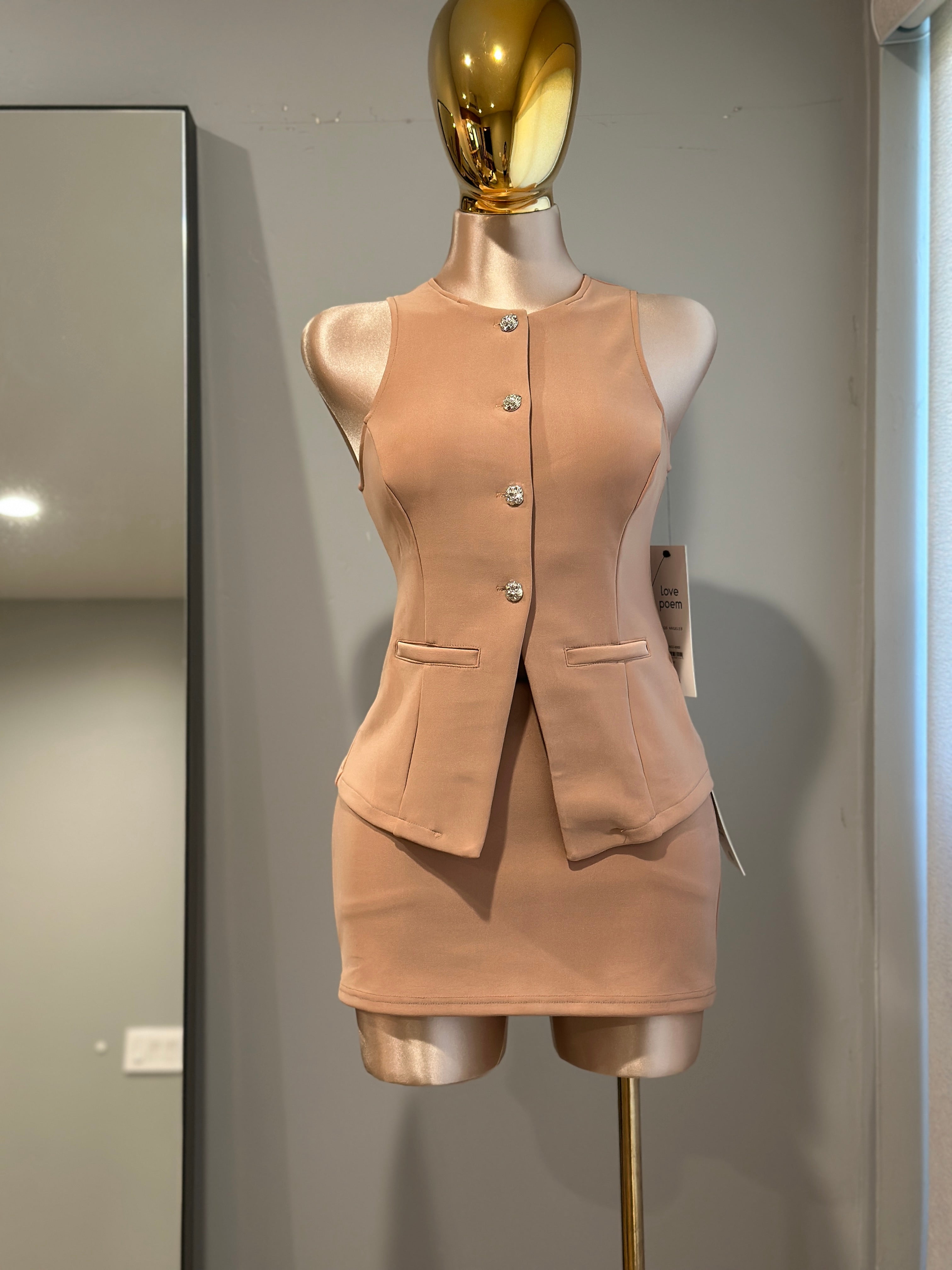 Fashion Set Vest & mini skort